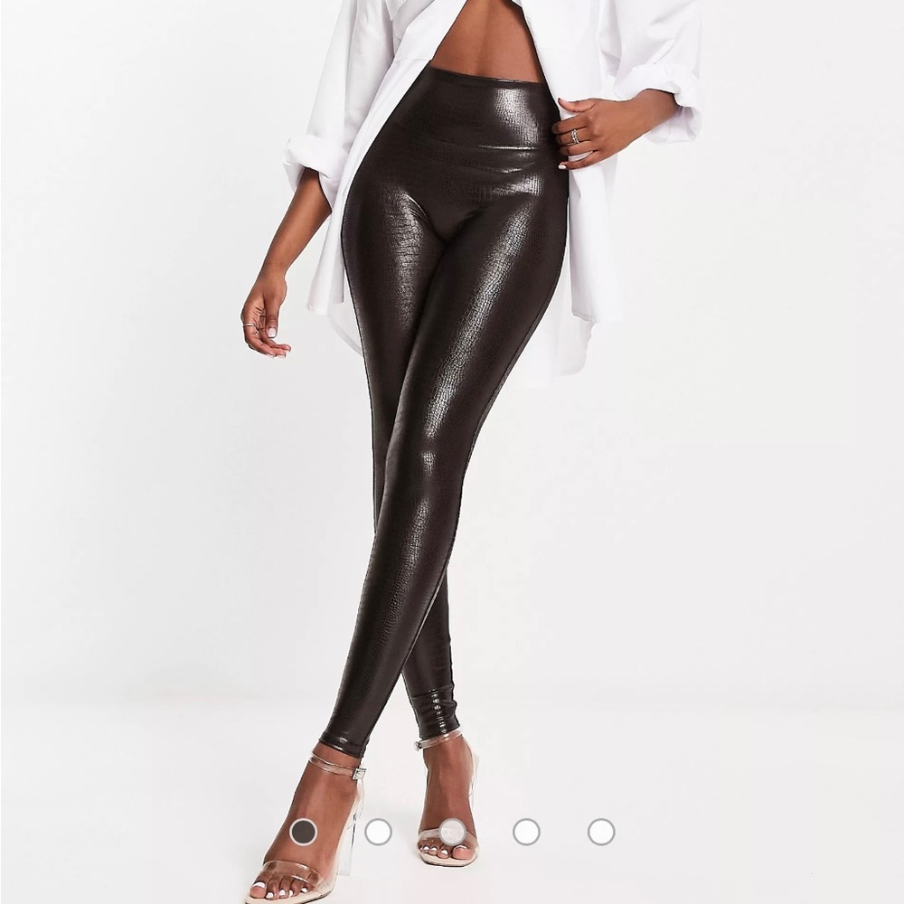 SPANX leather leggings